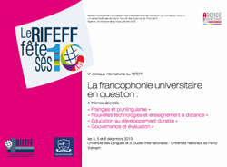 affiche du colloque