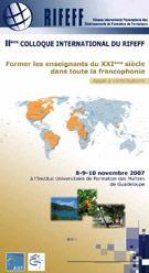 affiche du colloque