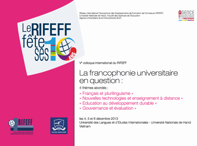 affiche du colloque